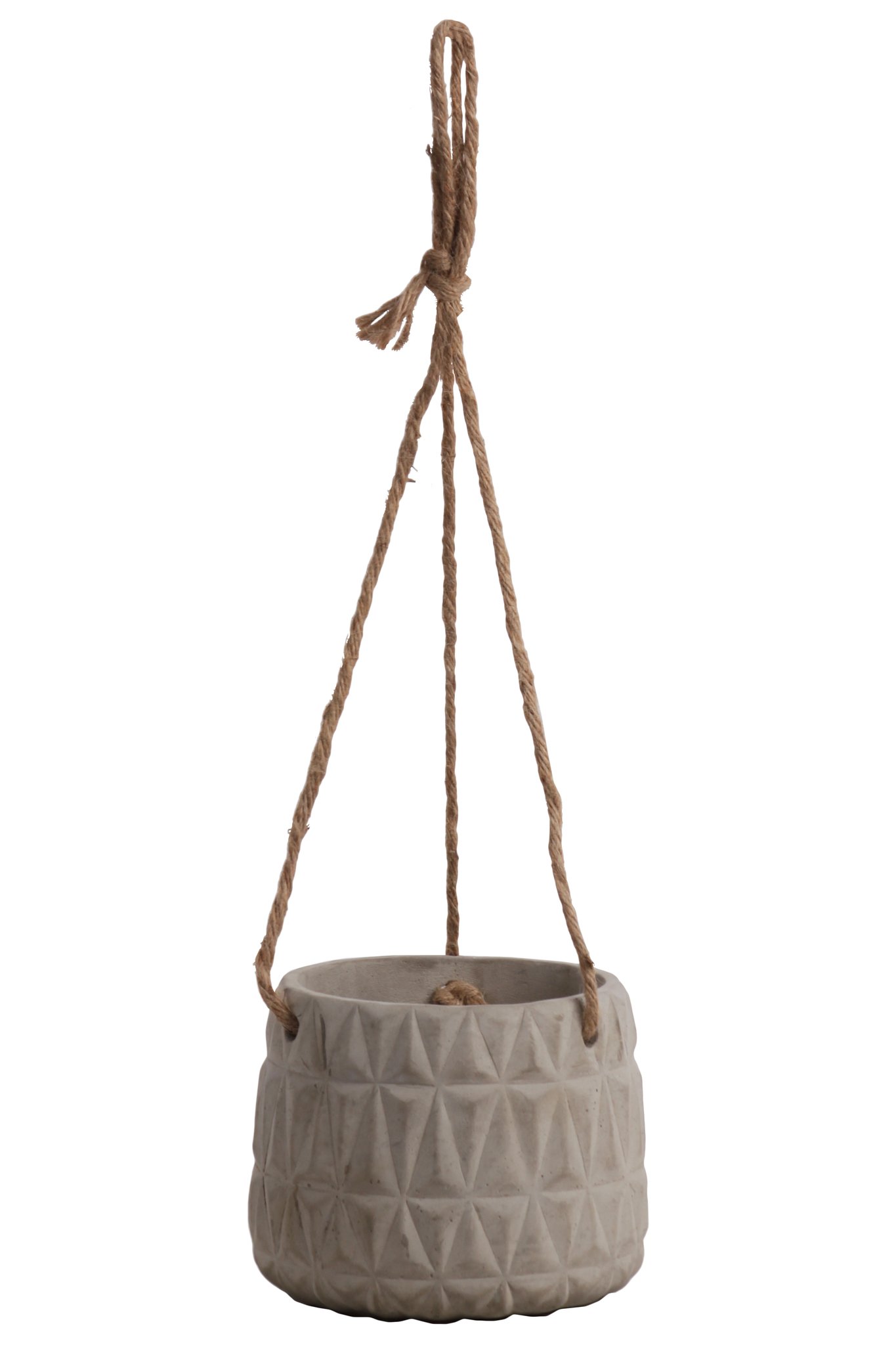 Urban Trends 53400 Round Pot, Gray