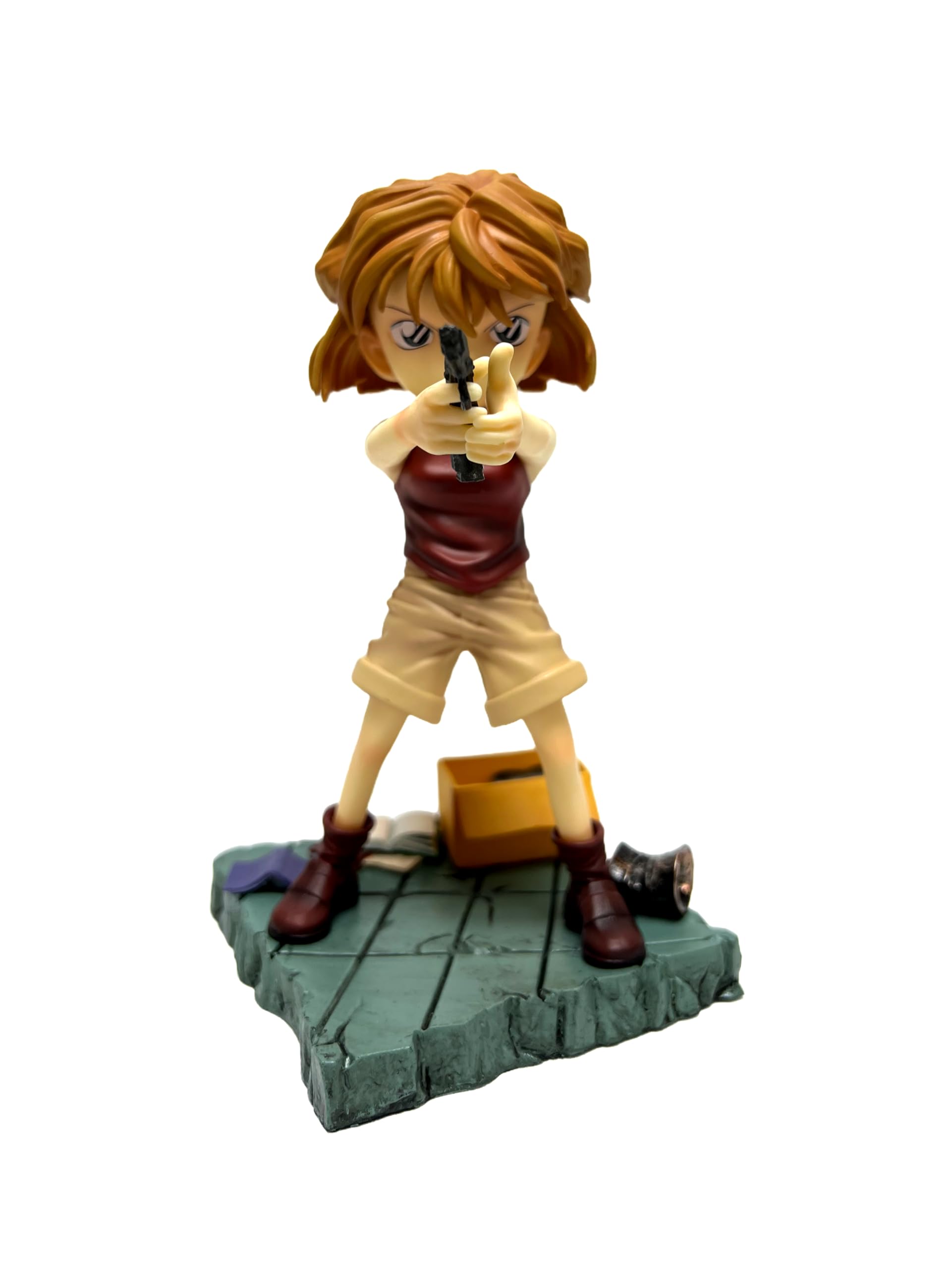 Anime train station CONAN Anita Hailey Figure Model, Handmade PVC Anime Manga Character Model, Statue, Figure, Collectibles toys 18cm