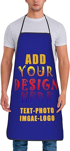 Miniatura 3 de Delantal personalizado personalizado para mujeres y hombres, delantales de cocina para cocinero, nombre personalizado, texto, logotipo, imagen