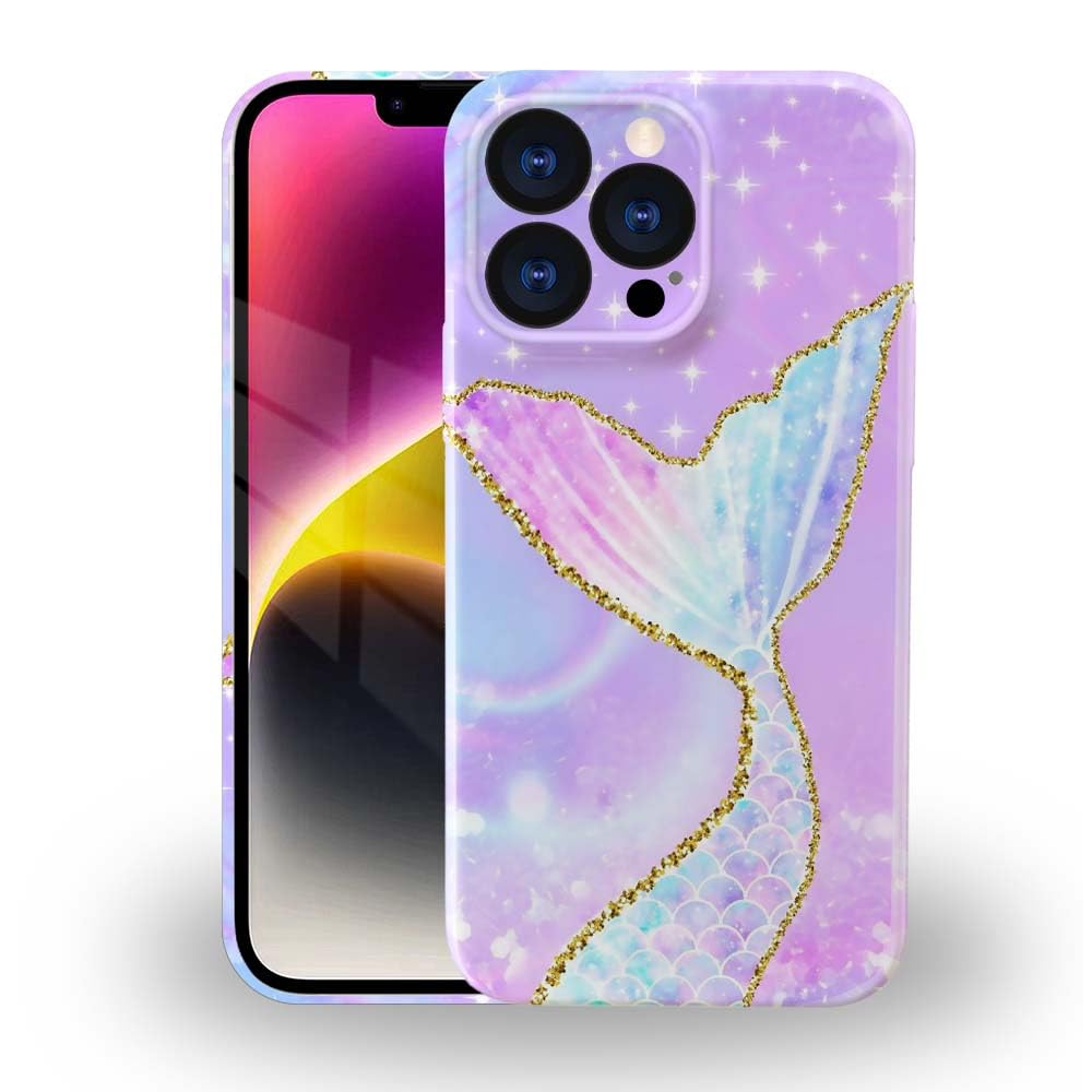 Coque iPhone 15 Pro Max pour filles motif queue de sirène idée cadeau idéal - 8