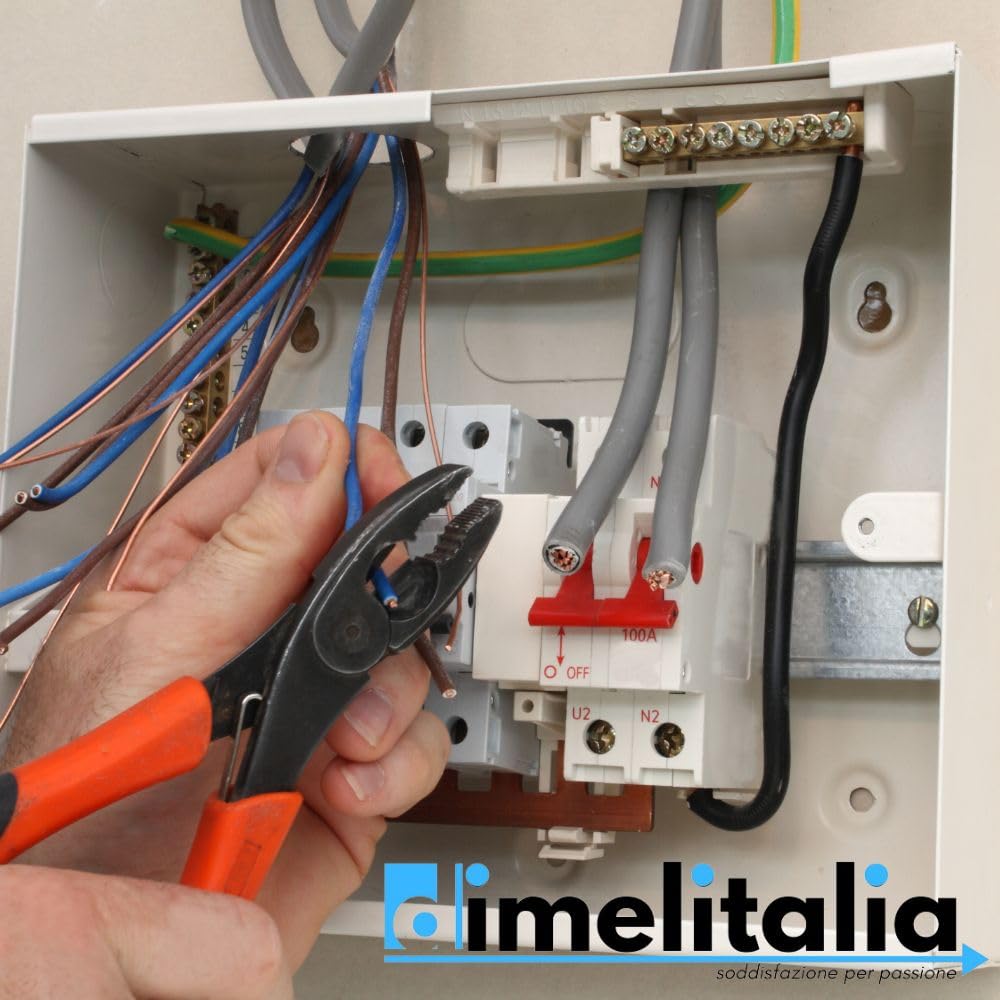 Cavo Elettrico Grigio FROR Gommato Flessibile Tutor Bipolare Antifiamma 2 Fili per Impianti e Prolunghe Elettriche (sezione 2x2,5, Metri 50)