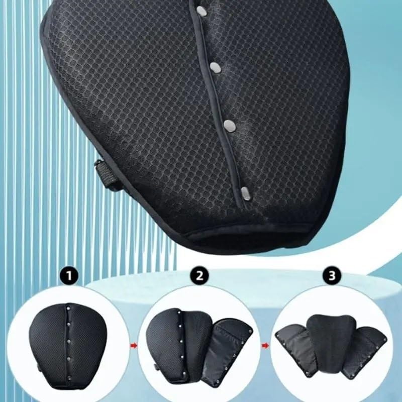 Housse de selle moto premium coussin de protection ergonomique D7WD