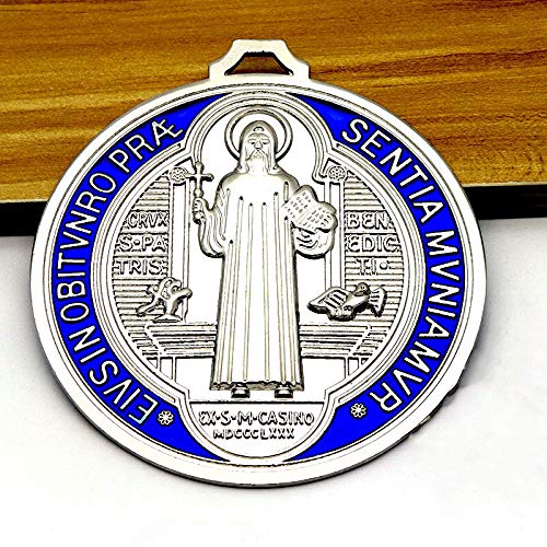 Christian Decor Religious Icon Home Car Saint Benedict Cross Ornament Pendant JewelryCatholic Church