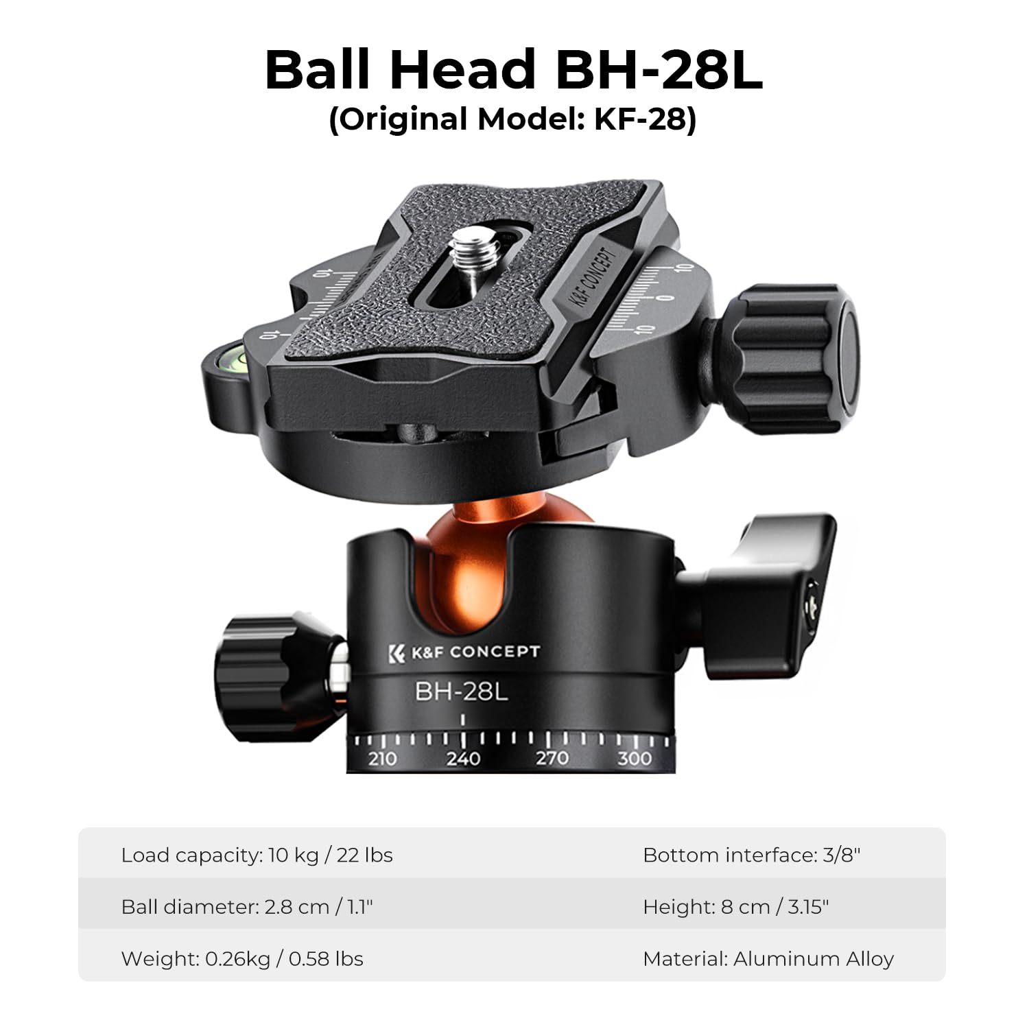 K&F Concept 238CM Stativ, T254A8(SA254T1) Kamerastativ mit verlängerten 90° Mittelsäulen, 360° Panorama Fotostativ mit Tragtasche, Tripod mit Schnellwechselpatte für Digitalkamera