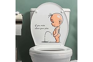 Hilariously Clean Cartoon Villain Toilet Sticker