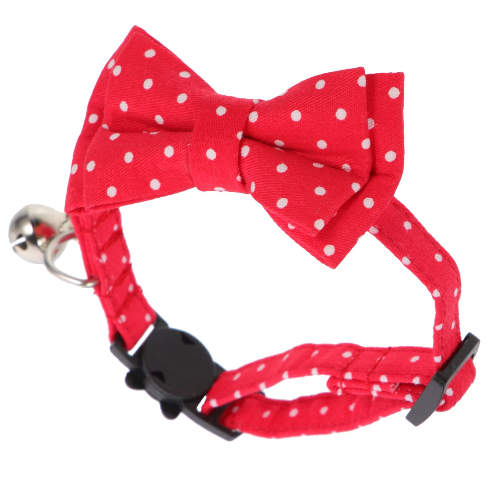 Sosoport 5stücke Verstellbarer Hundehalsband Mit Abnehmbarem Fliegen-Design Und Glöckchen Für Kleine Hunde Und Katzen Aus Hochwertiger Für Feste Und Tägliches Tragen