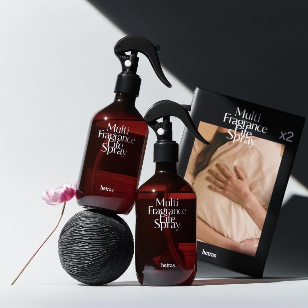 hetras Multi Fragrance Life Spray 10.14 fl oz x 2 Pack | Hotel Wood - Luxurious Forest Scent | Non-Aerosol Odor Freshener Room Mist for Room, Closet, Fabric | Infused with Essential Oils - Image 2