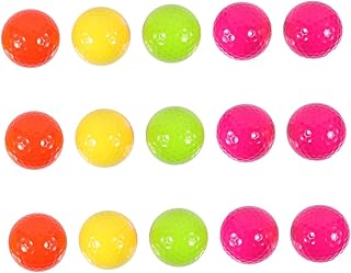 BESPORTBLE 10 Pcs Golf Rainbow Golf for Kids Fling Golf Indoor Golf Kids Balls Golf Practice Balls Golf Training Tools Synthetic Rubber Golfs Rubber Practice Golfs Colorful Golfs