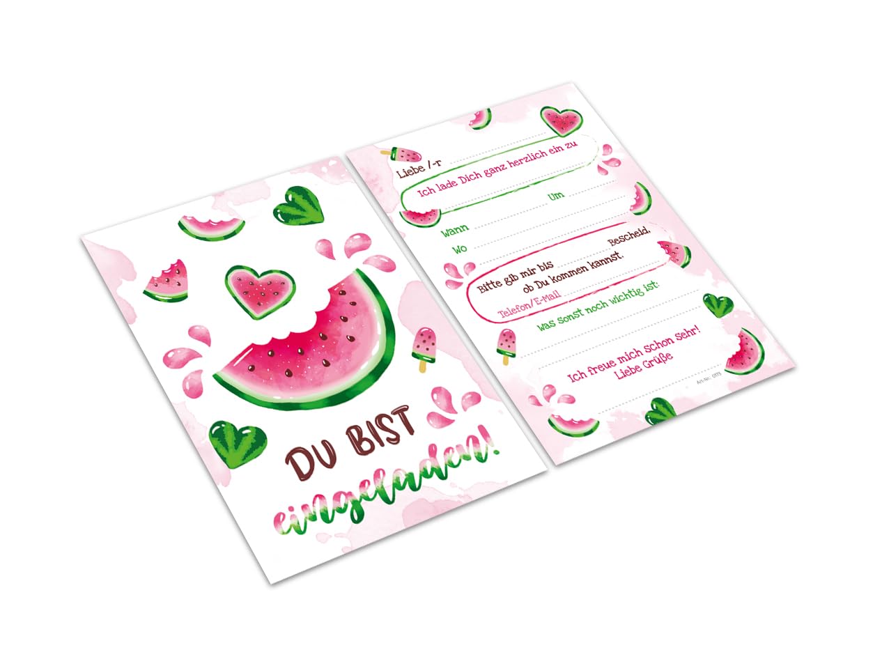 Lot De 12 Cartes D'invitation Pour 6e Anniversaire D'enfant Fille