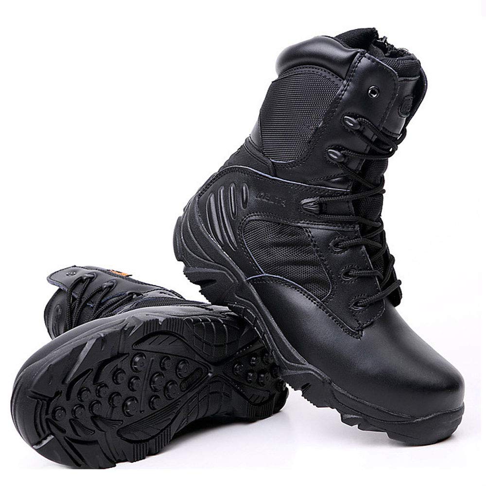 LiliChan Uomo Tactical Boots Delta zip laterale scarpe Militare Lavoro 8 pollici Army