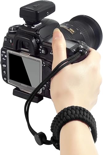 Miniatura 7 de Cordón de muñeca  Correa de mano ajustable para cámara de paracaídas universal para DSLR, cámara sin espejo, videocámara