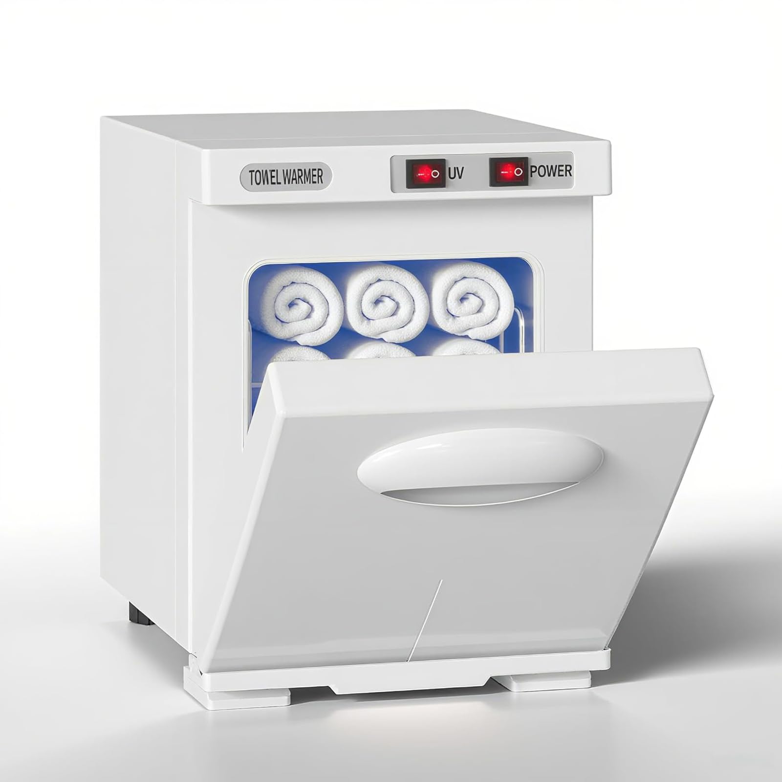 Handtuchwärmer 5L Kompakt, Elektrischer Handtuchwärmer für Spa & Zuhause, 75℃ Schnelles Aufheizen, Hält 10-15 Handtücher – Handtuchheizschrank für Kosmetik, Friseur & kleine Salons