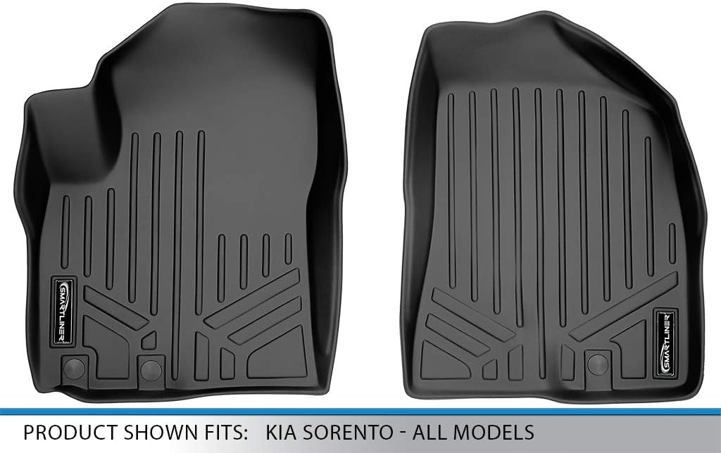 Creative Product MAXLINER Floor Mats 1st Row Liner Set Black for 2011-2013 Kia Sorento