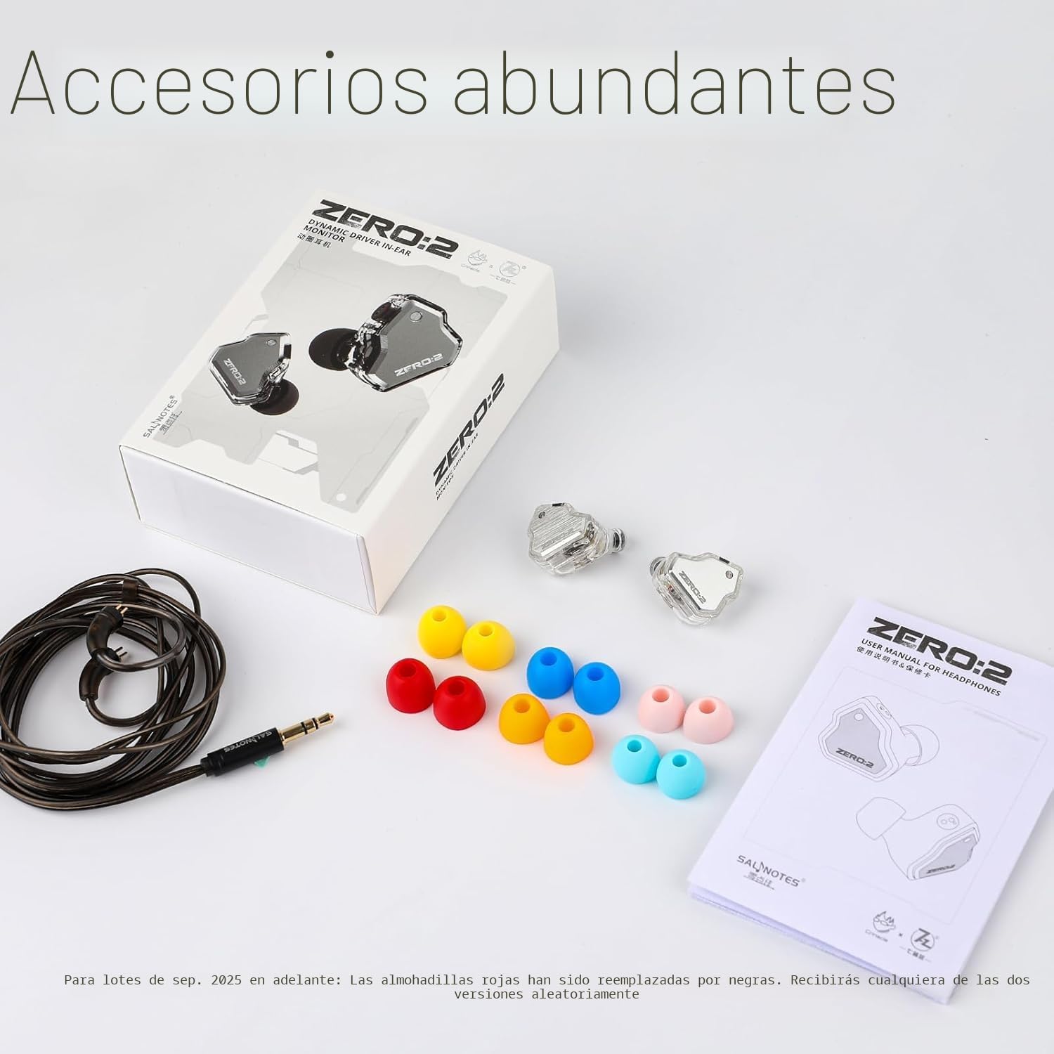 Linsoul 7Hz x Crinacle Zero:2, In Ear Monitor, IEM con Controlador Dinámico Actualizado de 10mm, Auriculares con Cable, Audífonos para Videojuegos, con Cable OFC para Músicos(Sin Mic, Azul)