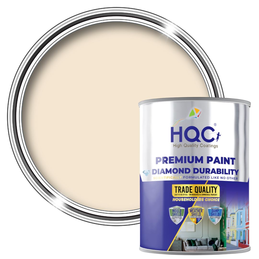 Hqc Magnolia Garden, Fence & Shed Paint - 5 Litre Quick-Drying Outdoor Wood & Furniture Protection Paint