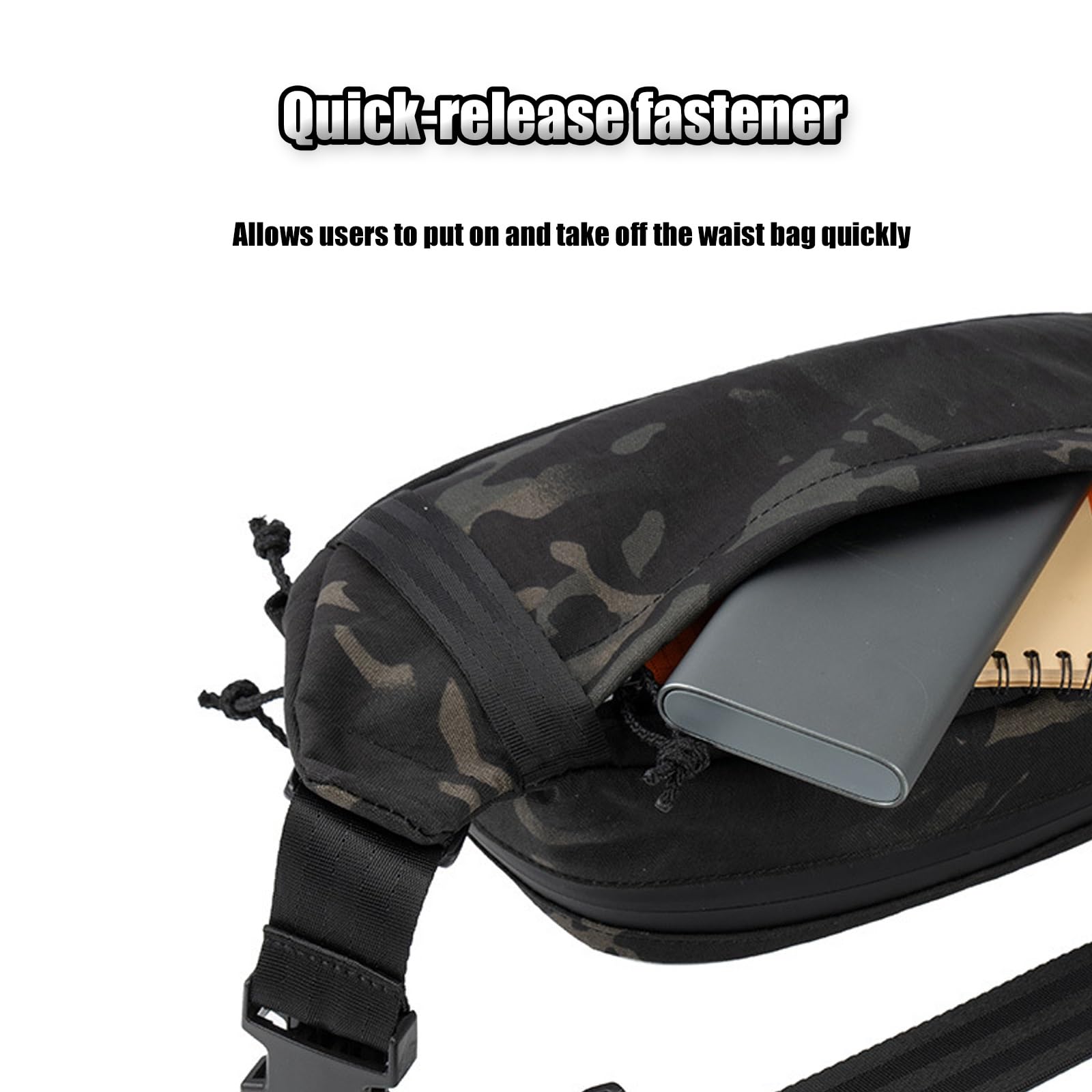 Taktische Wander-Gürteltasche, Handytasche, Multifunktionale Sport und Freizeit-Outdoor-Umhängetasche, für Outdoor-Aktivitäten Wie Klettern und Angeln(Gray)