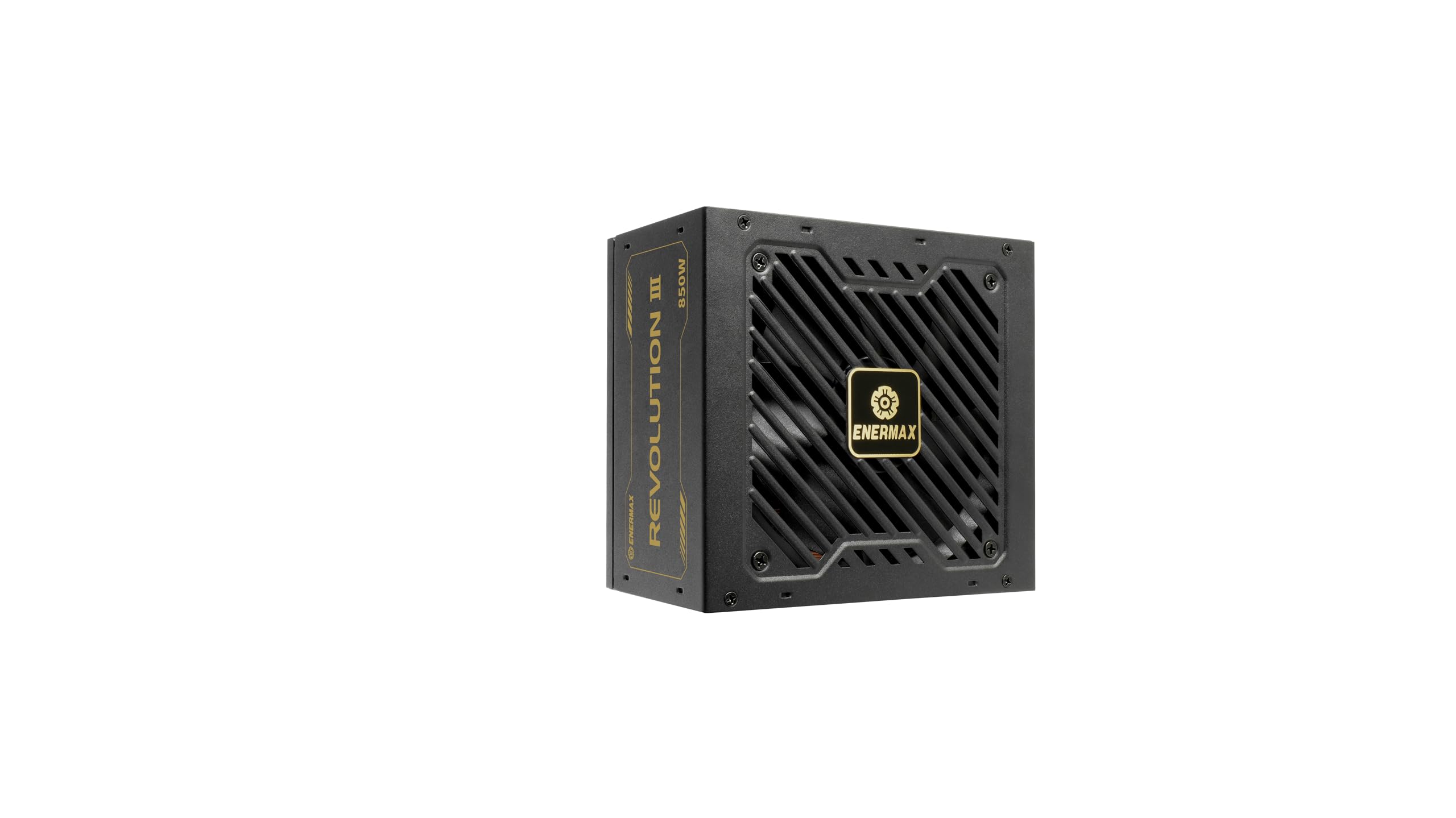 ENERMAX Revolution III 850 Watt | Alimentatore completamente modulare ATX 3.1 | PCIe 5.1 | 80 Plus Gold | ventola FDB silenziosa da 120 mm | Condensatori 105°C | ERV850G-AHG-MAC
