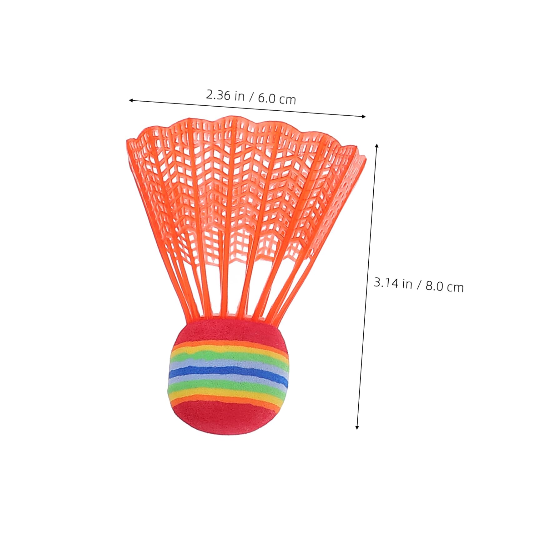 NAMOARLY 12 Pcs Badminton Shuttlecocks Lightweight Plastic Balls for Boys and Girls Beginner-Friendly Indoor and Outdoor Training