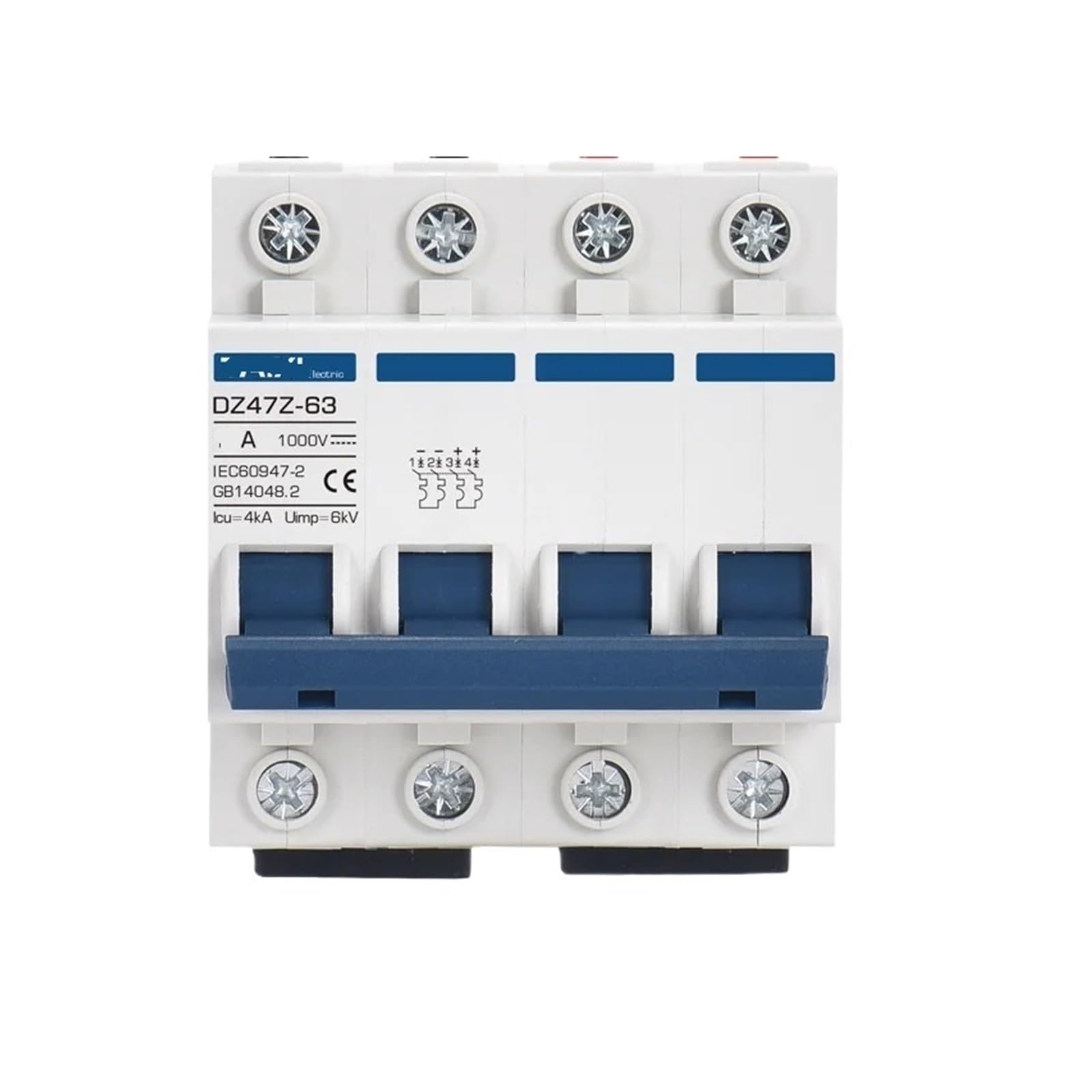 Disjoncteur photovoltaïque 4P pour sécuriser l'alimentation DC 1000V 40A des kits solaires isolés - 2