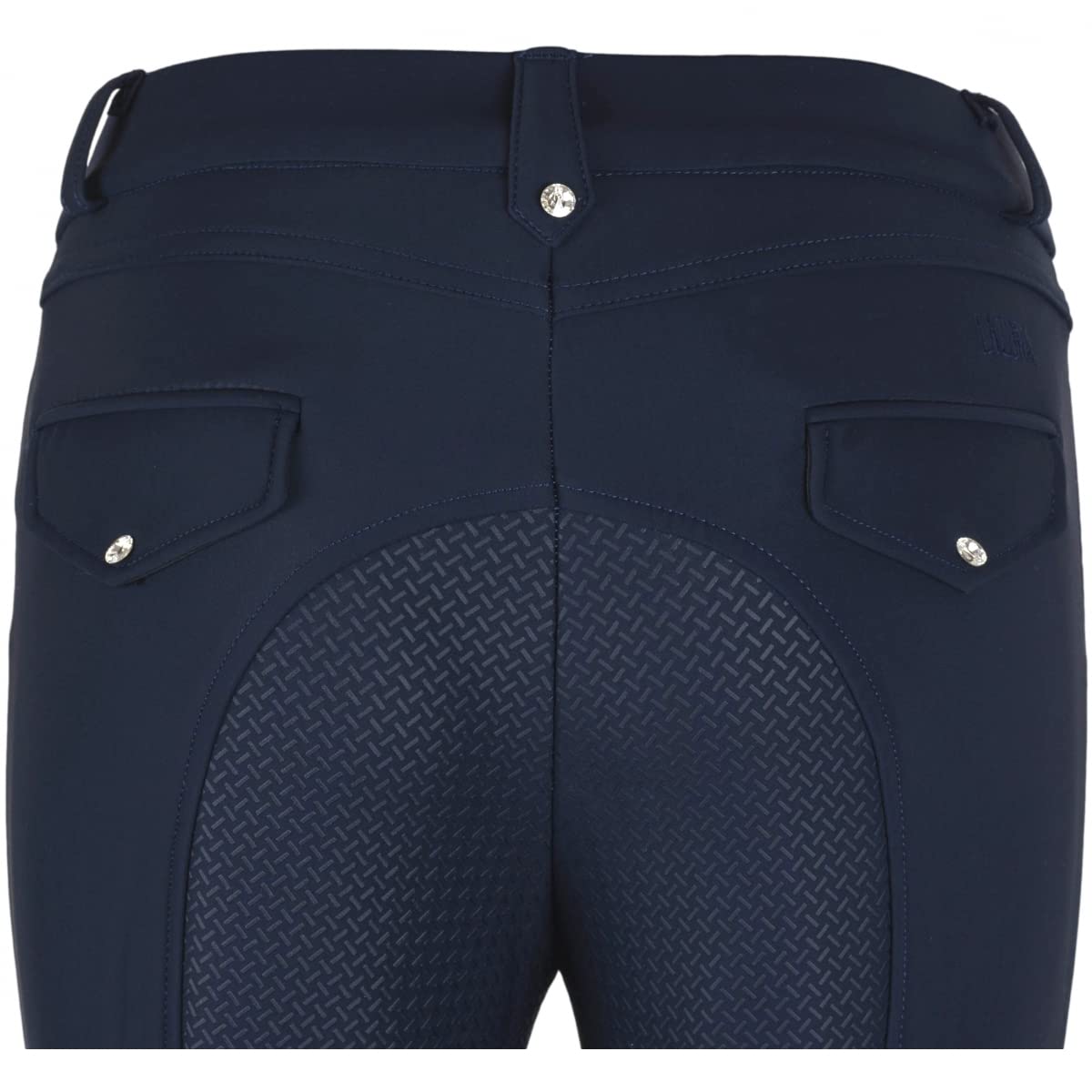 Lazura - Damen Winter Reithose Tatjana – Gr. 34-46 | Vollbesatz aus Silikon – Reiterhose mit 2 seitlichen Handytaschen – Vollbesatzreithose – Reitbekleidung