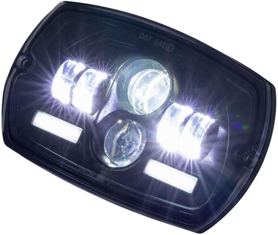 GENERICO FANALE COMPLETO ANTERIORE EVOK IRON LED PER PIAGGIO VESPA 50 SPECIAL CON CONVERTITORE DI TENSIONE