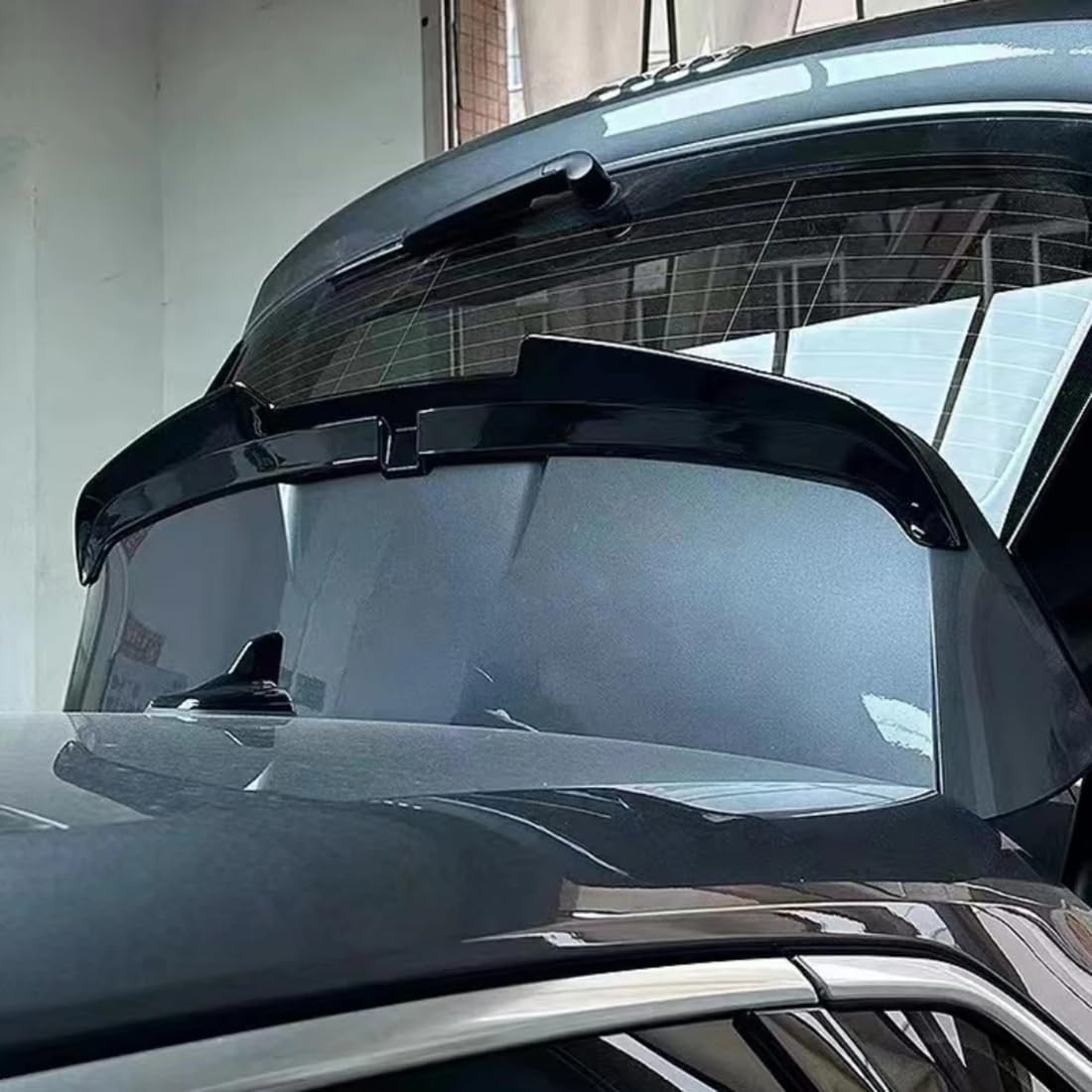 ABS/Spoiler Posteriore per Tetto Auto per Audi A3 S3 RS3 8Y Sportback 2020-2024, alettone Posteriore Hatchback, Spoiler Antivento Fisso, 1 Pezzo
