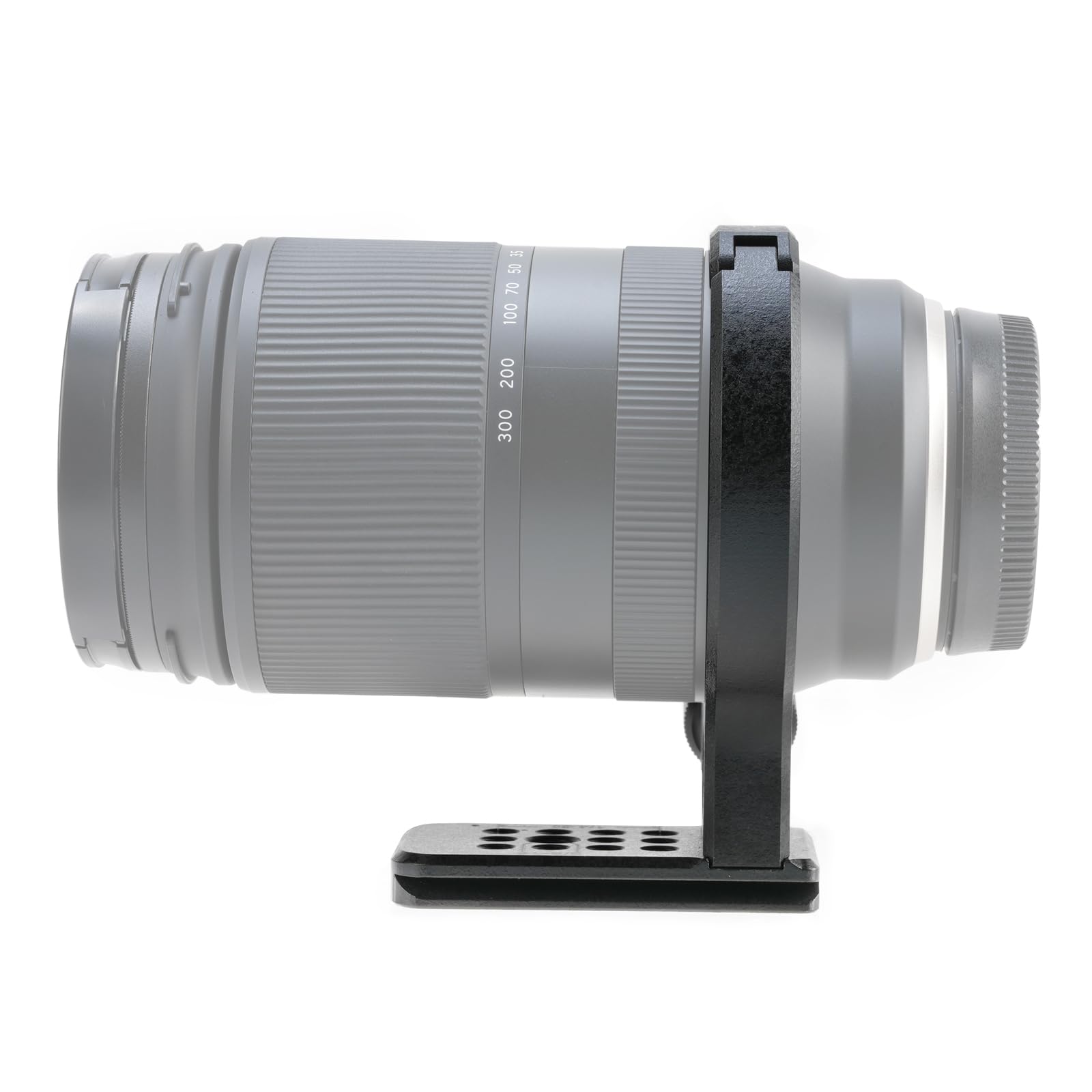 FOTGA Anillo de montaje de collar de trípode de metal de 74 mm para lente Tamron de 18-300 mm F/3.5-6.3 Di III-A VC VXD, parte inferior con rosca de 1/4 y 3/8 pulgadas, placa de liberación rápida para