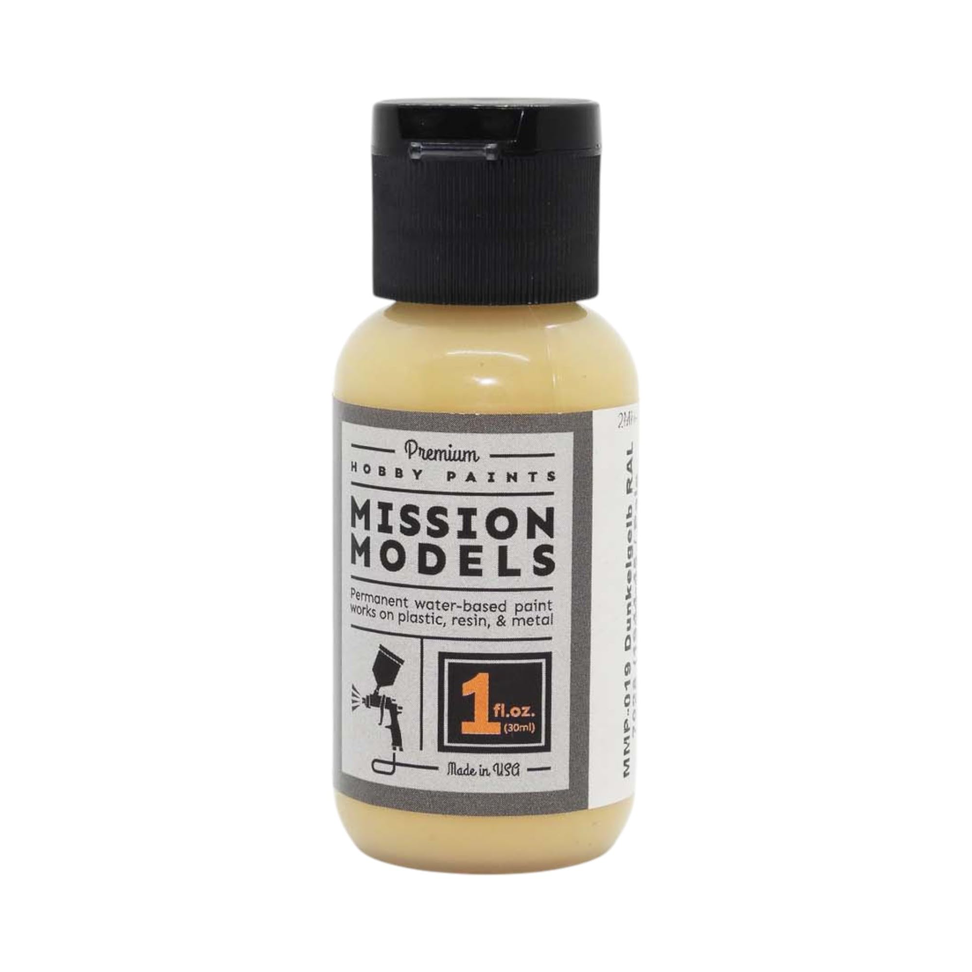 Mission Models Mission 30Ml (1Oz) Dunkelgelb Late 1944 Ral 7028 Models Mmp-019