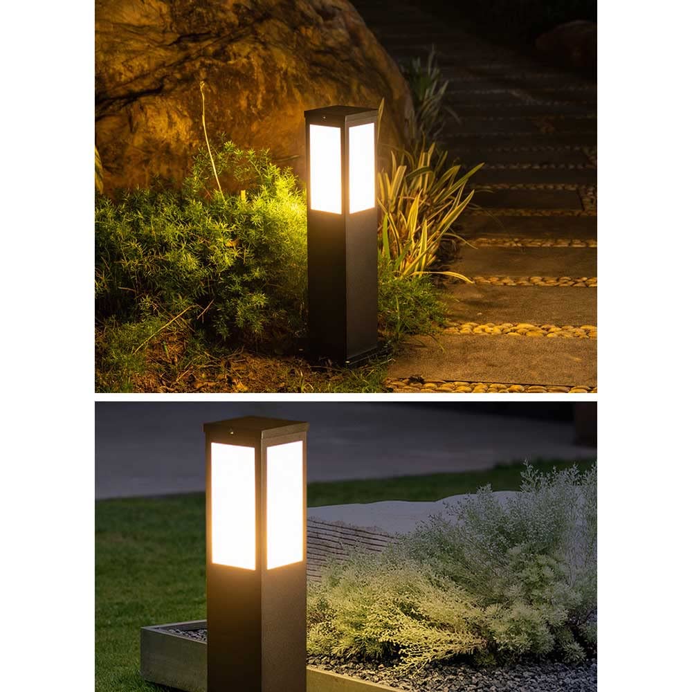 Luminaire Solaire Moderne Lampadaire Extérieur Vintage en Aluminium Lampe À Capuchon De Colonne De Pont De Clôture À LED Extérieure Lampe À Gazon, Lampadaire, Capuchon De Poteau