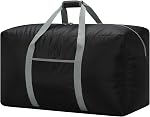 iFARADAY Sac de Voyage Pliable 30 po 75L Grand Bagage Léger pour Voyage - Noir