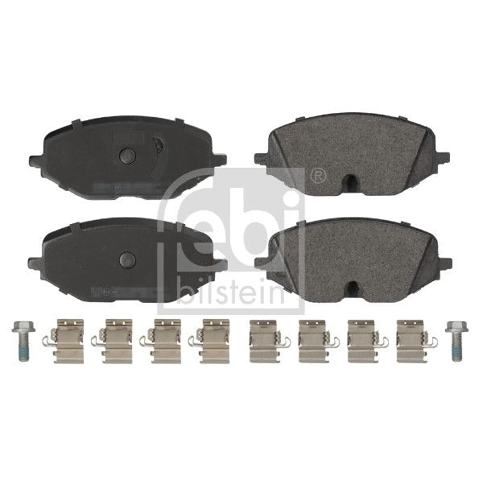 FEBI BILSTEIN Juego de pastillas de freno Delantero preparado para indicador de desgaste 180631 Juego de pastillas de freno Compatible con VW Golf 8 Hatchback CD1, SEAT Leon IV Sportstourer KL8, SKODA