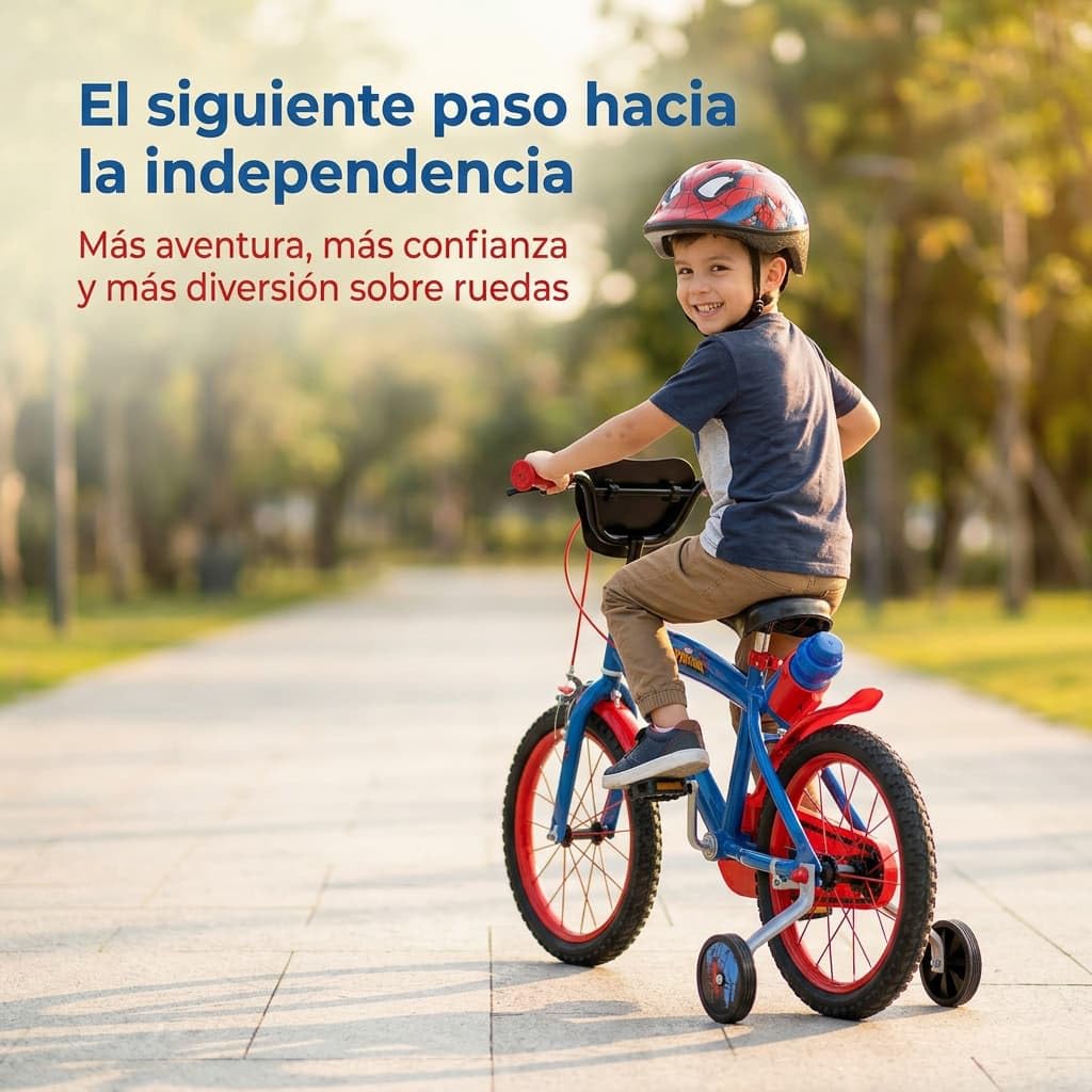 TOIMSA Bicicleta 16" Spiderman Huffy 5/8 Años