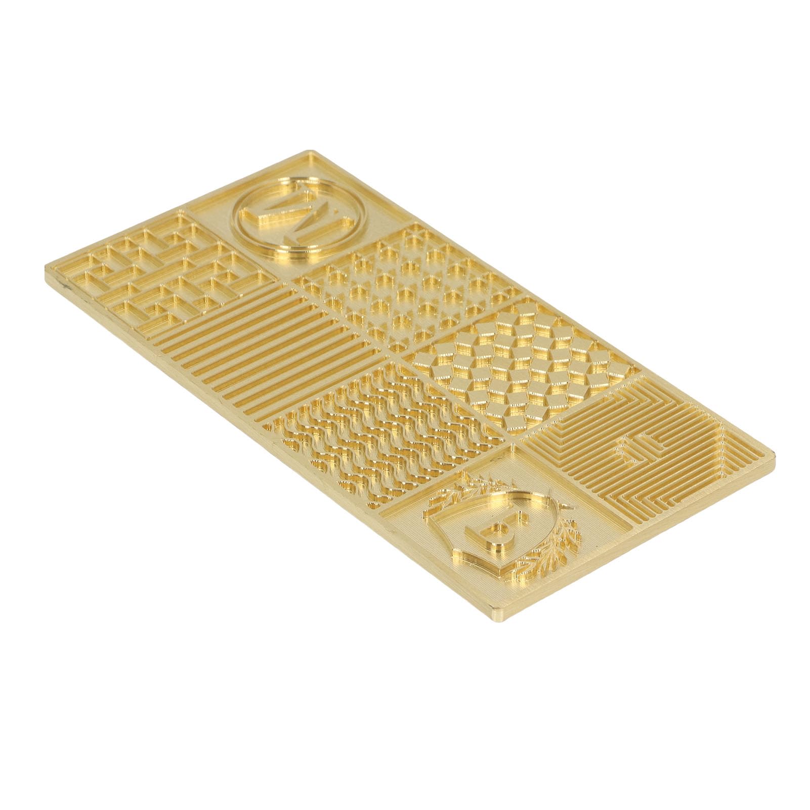 Bandeja para sellos de cubitos de hielo, cobre, multiusos, moderna, fácil de limpiar, impresora de cubitos de hielo para fiesta en bar D01, bandeja con diseño de (D03)