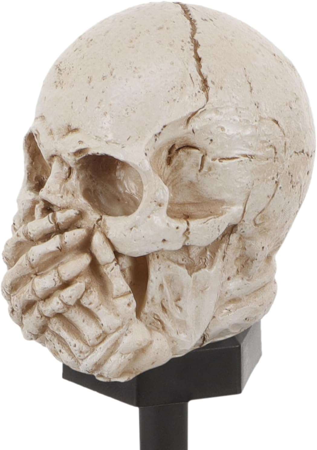 Operitacx Solar Skull Stake Light Outdoor Solar Garden Pathway Lamp Halloween Yard Landscape Lighting for Patio and Halloween Decor