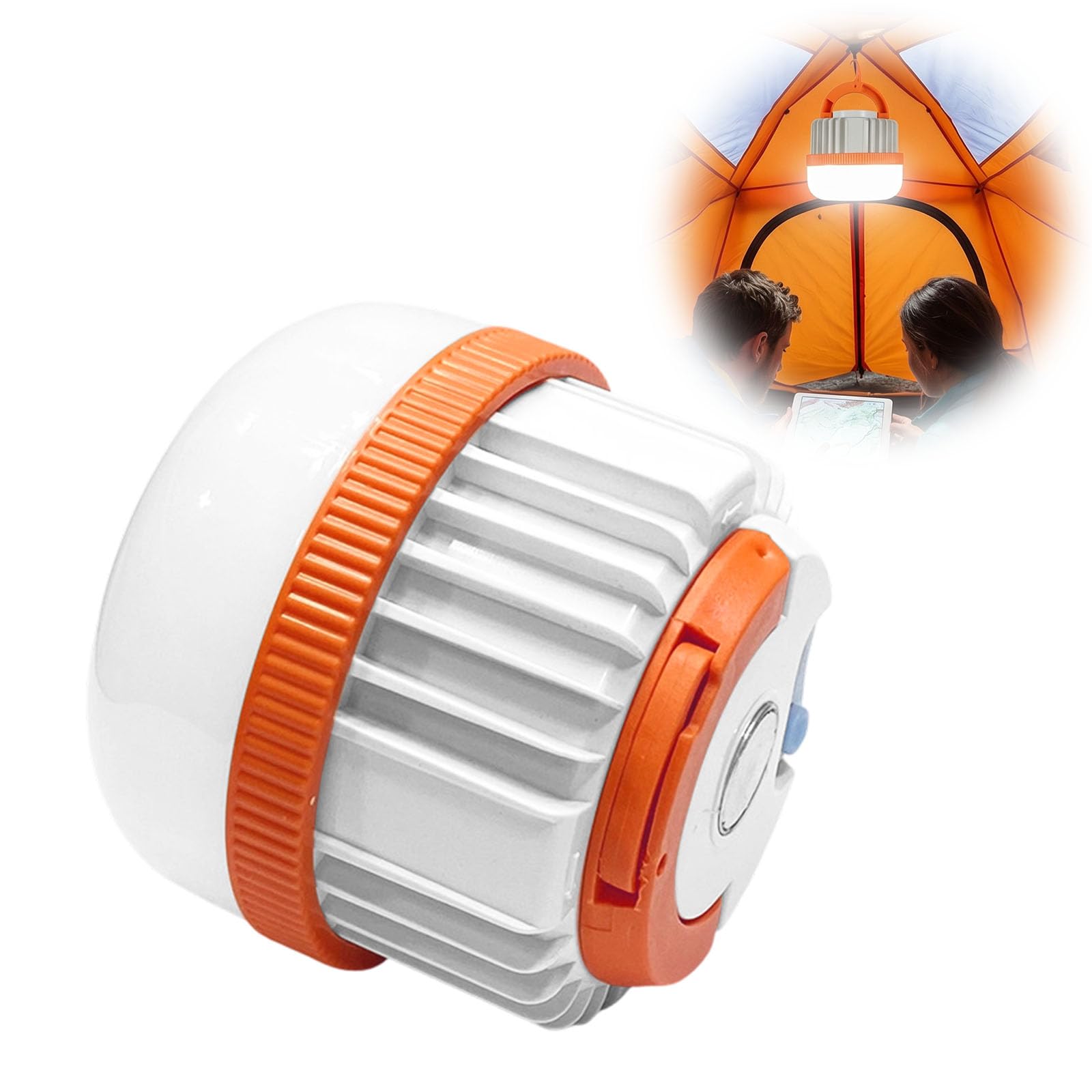LED retrattile Lampada di emergenza IP65 Impermeabile Ricaricabile per Outdoor Campeggio Tenda Inverno 3 Modalità di Illuminazione