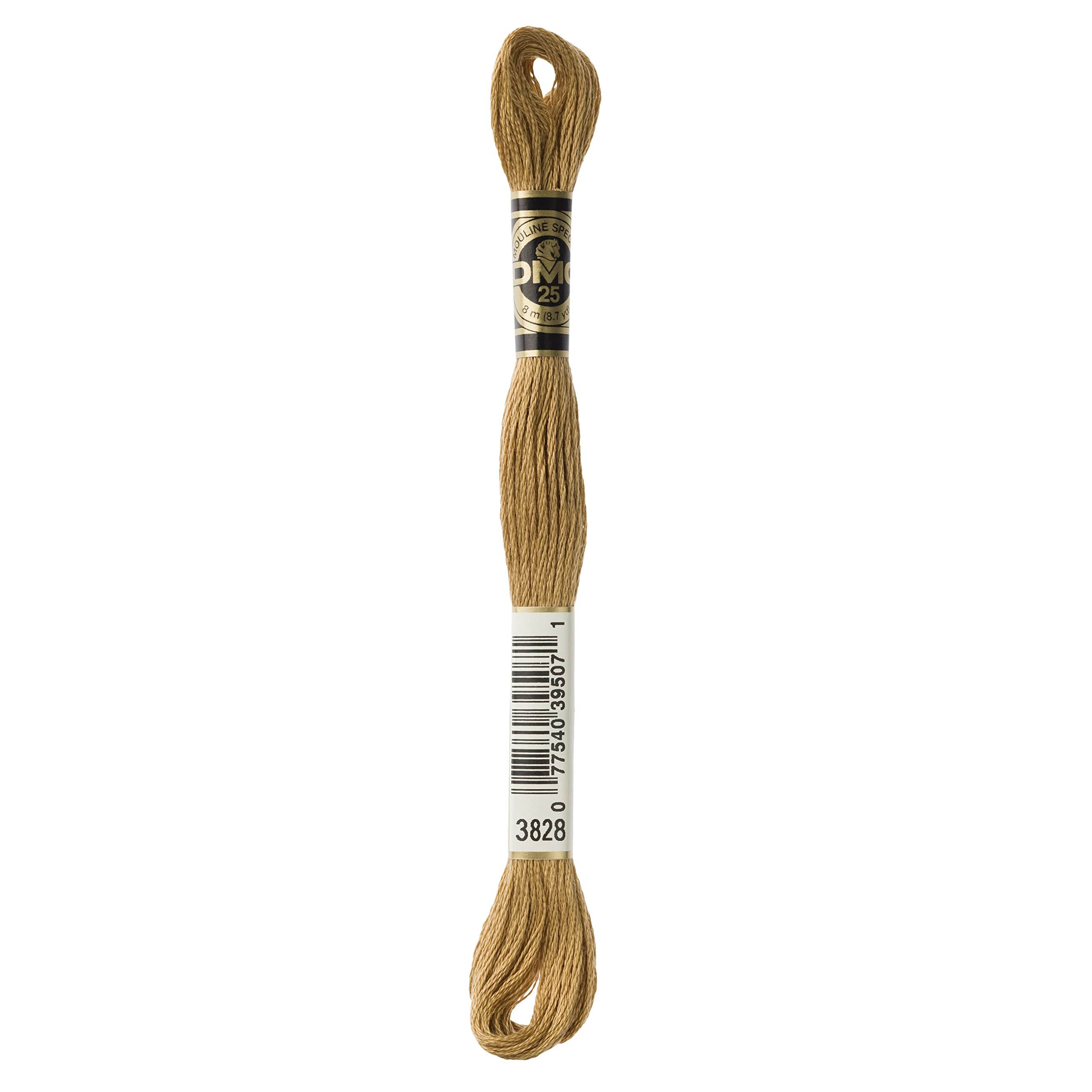Dmc 117-3828 Mouline Stranded Cotton Six Strand Embroidery Floss Thread Hazelnut 8.7-Yard Brown