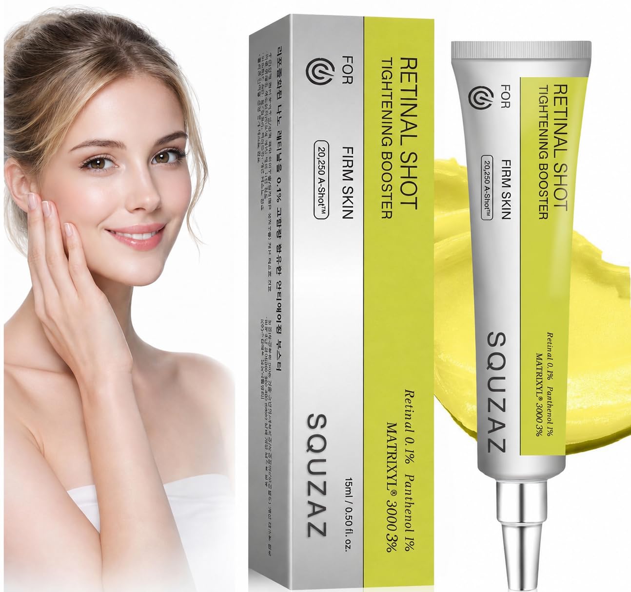 Vita-A Retinal Shot Tightening Booster Korean Face Serum - 15ml | 0.1% Retinal + 3% MATRIXYL 3000 + Niacinamide | Anti-Aging Firmer Skin K-Beauty | Wrinkle, Fine Line & Pore Minimizer-image-48