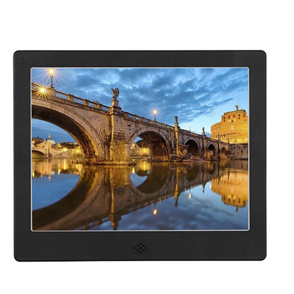 Cadre photo numérique 10 pouces et album électronique noir pour maison intelligente