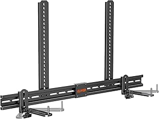 ELIVED Universal Soundbar Bracket Fit Samsung, Sonos, Sony, LG, Bose, JBL, MAJORITY Soundbar with/without Holes up to 6.8KG, Use Alone on Wall or Mount under/above TV with Anti-Slip Base Holder EV5011