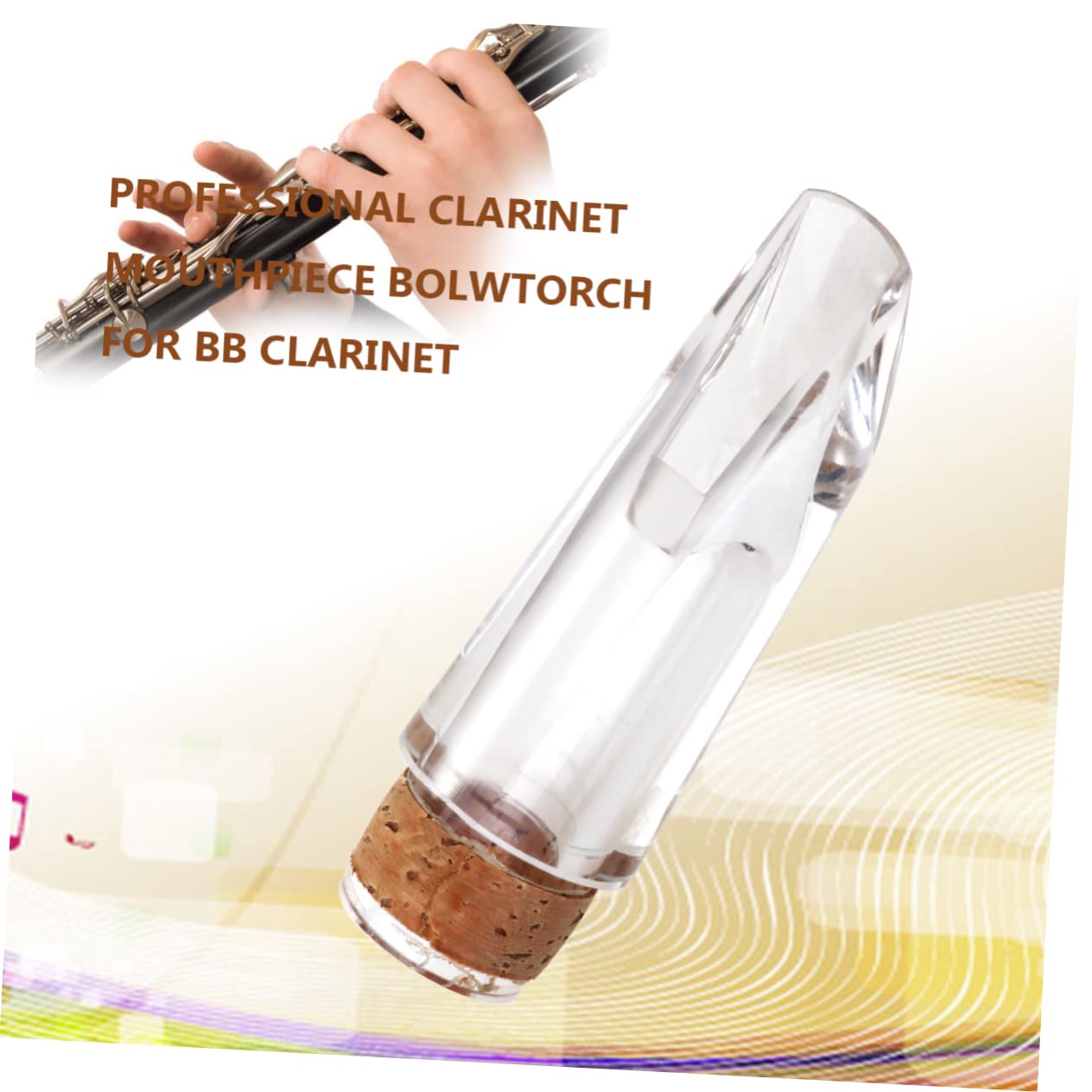 OFFSCH Mouthpieces Bb Mouthpiece Bolwtorch 90 * 25mm 15mm Diameter Metal Sound No Chips