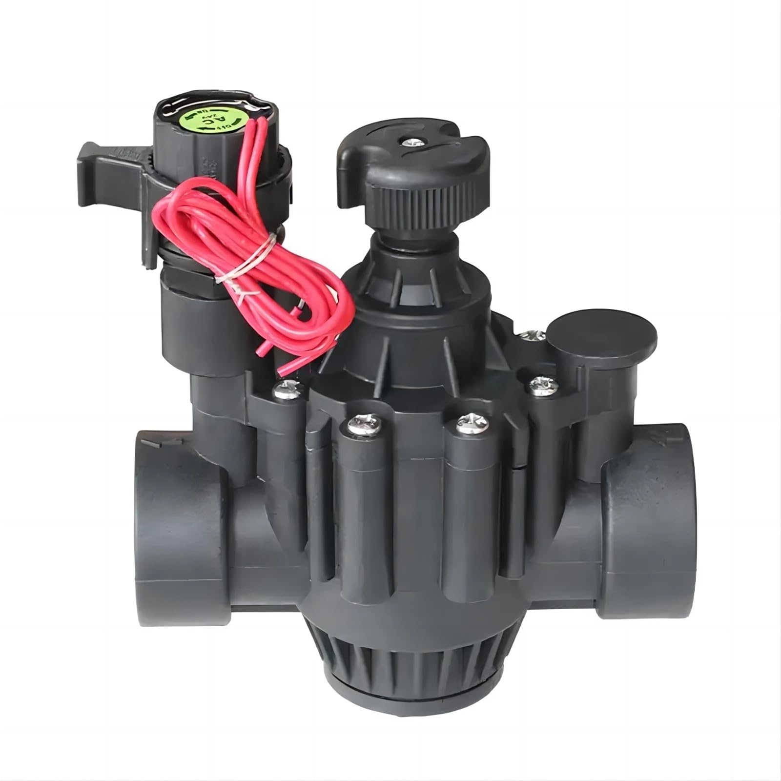 Électrovanne d'irrigation avec molette de régulation de débit et impulsion DC 24V
