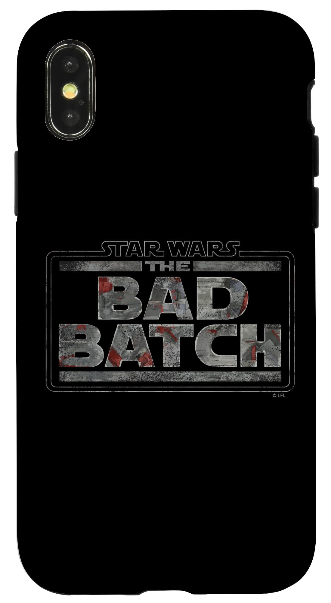 Coque iPhone X/XS Star Wars The Bad Batch en métal rayé - 4