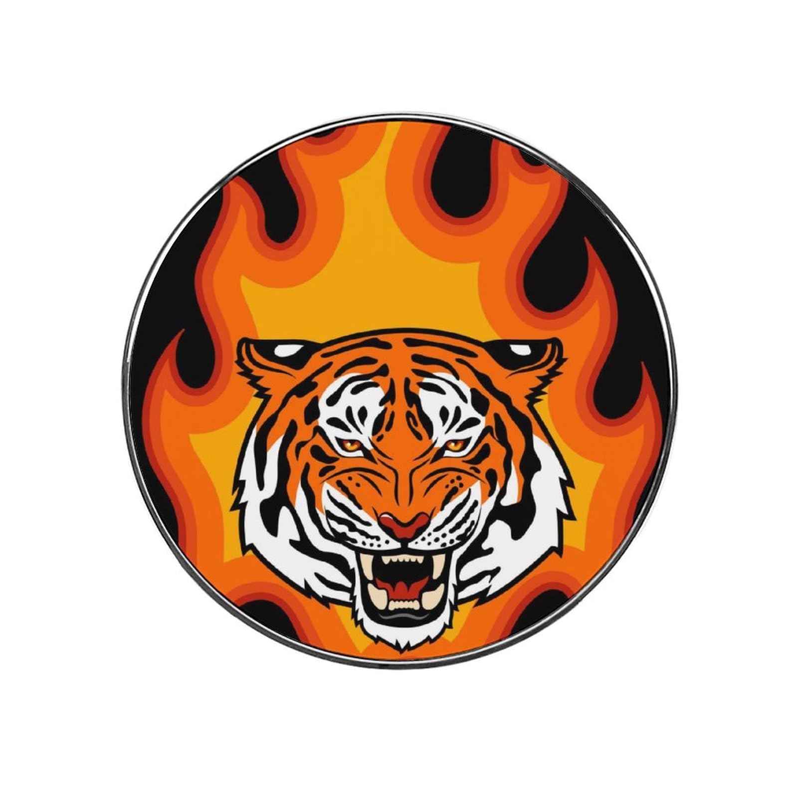 Fire Tiger Alloy Fridge Magnet For Office Cabinet Refrigerator Whiteboard Photo