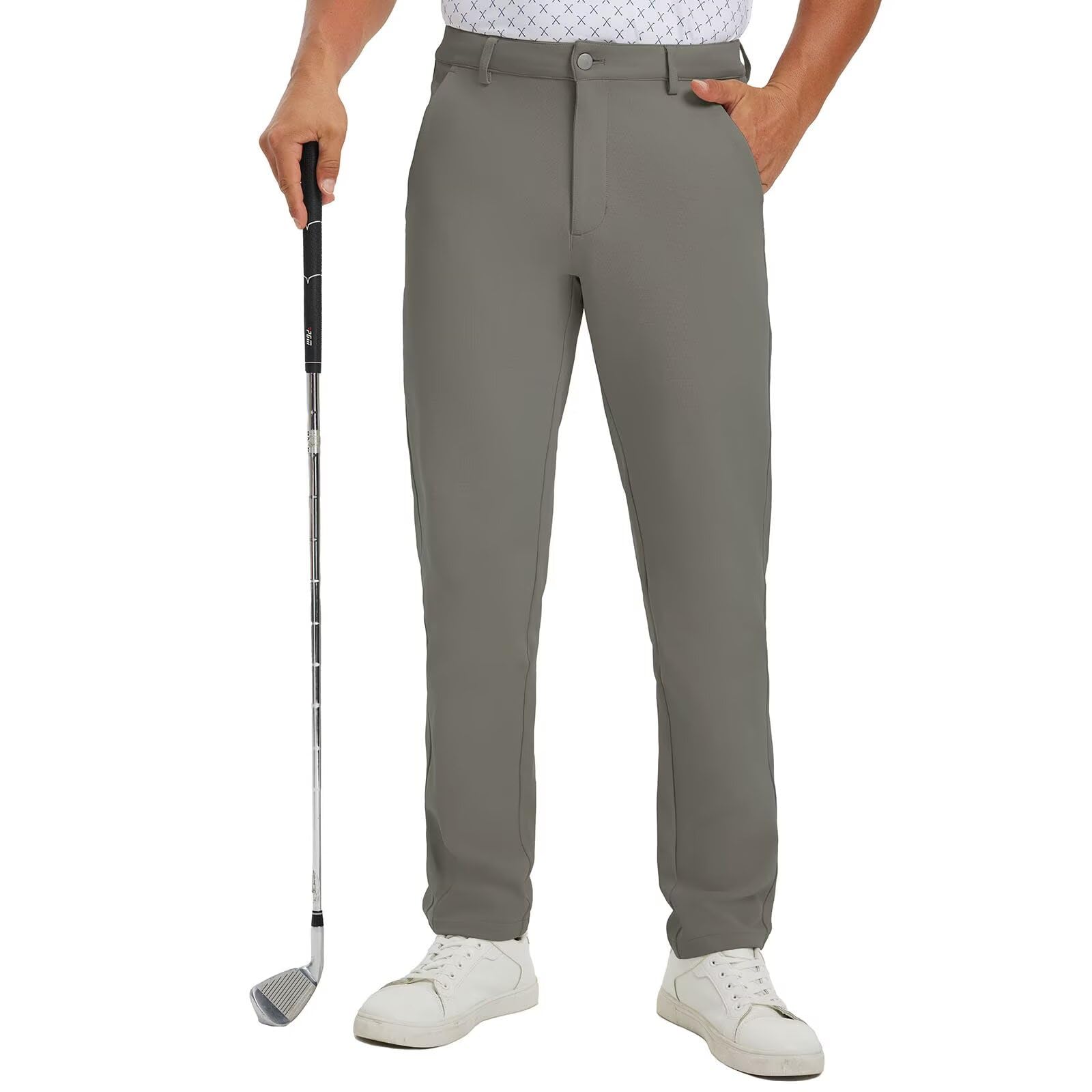 M MAELREG Golf Pants Men Classic Fit 30 32 34 Lightweight 5 Pockets Casual Trousers Moisture Wicking Mens