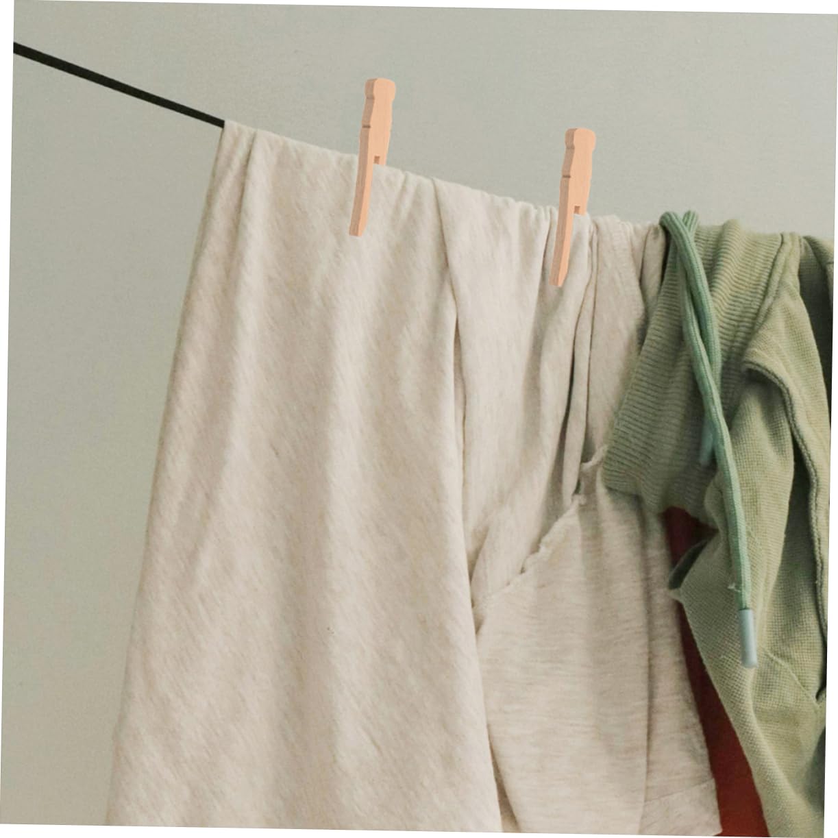 Mollette Piccole in Legno Rotonde 100 Pezzi Stile Classico Vintage | Molla Robusta, Presa Salda, Uso Versatile, Finitura Naturale per Bucato e Foto