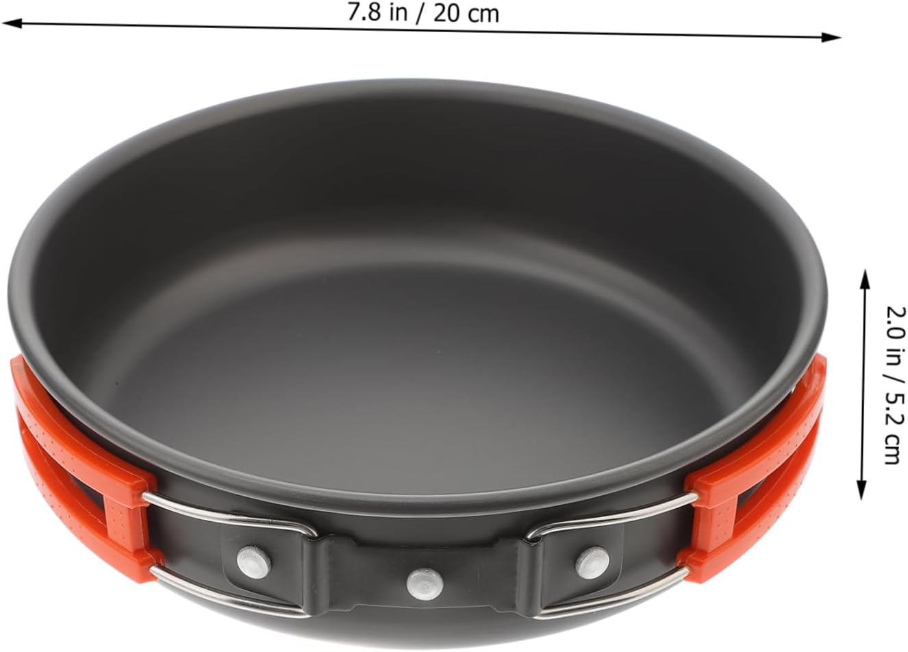 Toyvian Portable Folding Camping Frying Pan Lightweight Outdoor Cooking Utensil for Picnics and Hiking Easy to Clean and Store for Outdoor Adventures