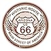 Historic Route 66 Grunge Rubber Stamp Vinyl Decal Bumper Sticker/Pegatina