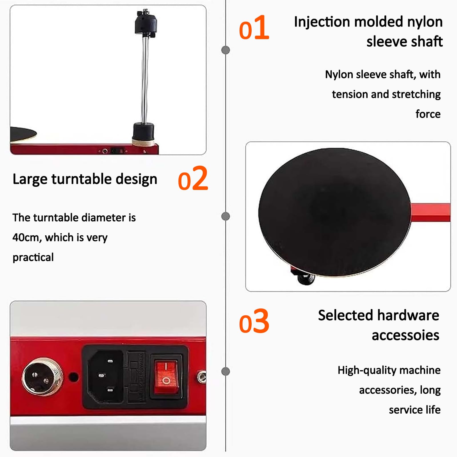 Banderoleuse Automatique De Palettes, Banderoleuse éLectrique pour Palettes De 70 Cm, Banderoleuse RéTractable avec PéDale De Commande, No Film 220v