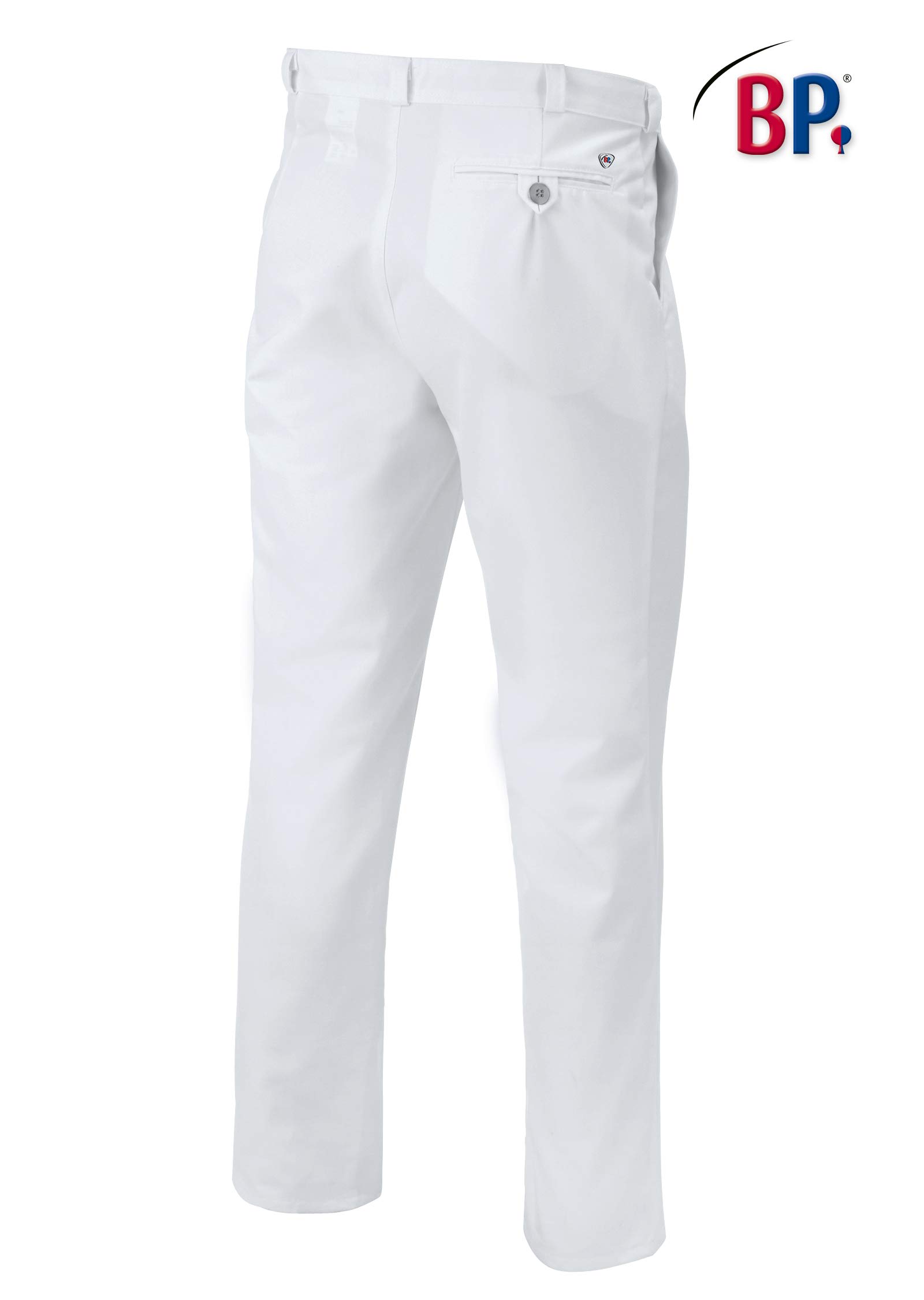 BP 1359-558-21-46l Pantalon pour Homme avec Plis et Poches 245 g/m² Blanc 46 l