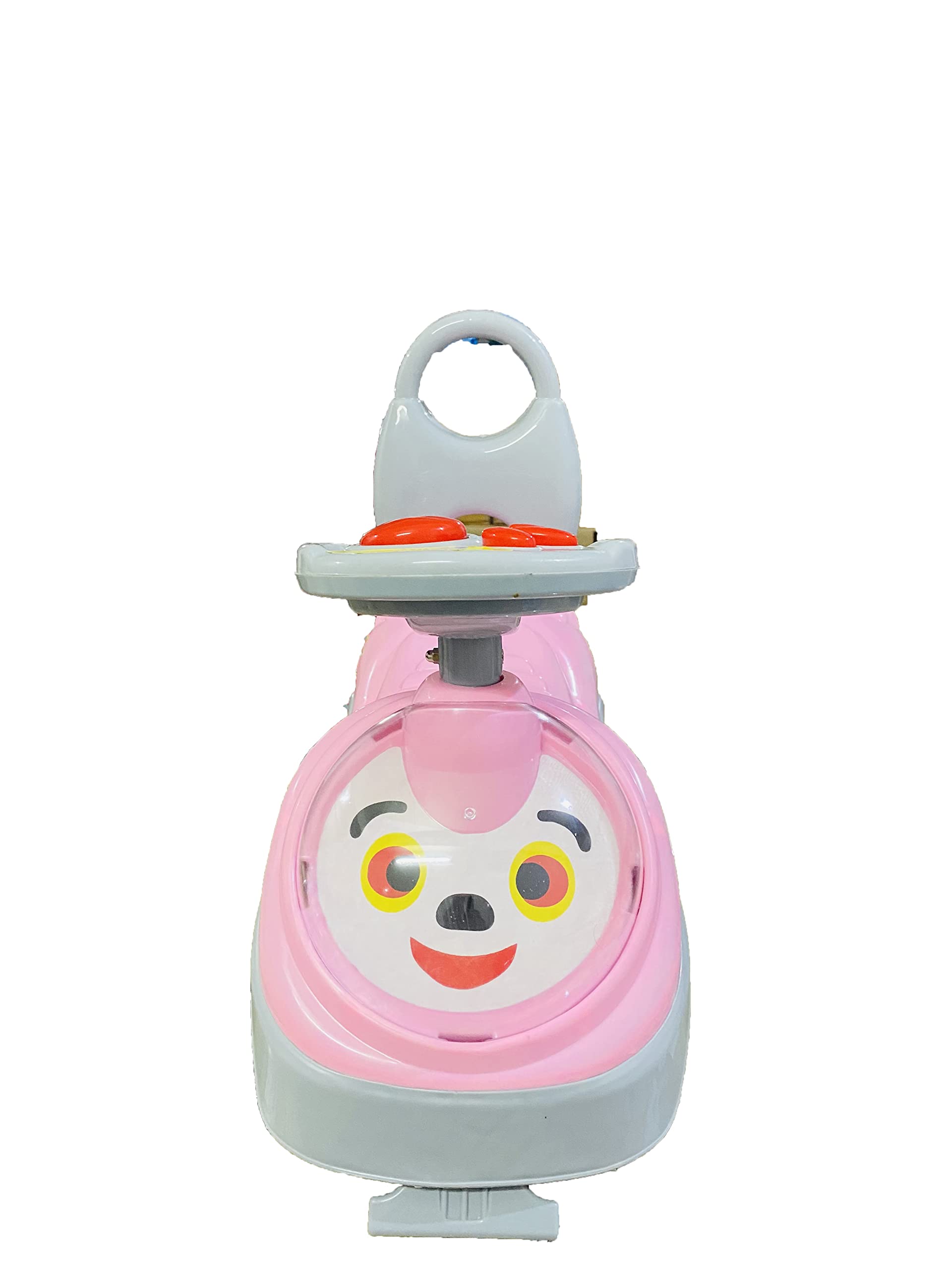Dillard's Kids Magic Car/Swing Car Ride On Push Rider with Music for Girls & Boys 1 to 3 Year Kids (Pink) 1
